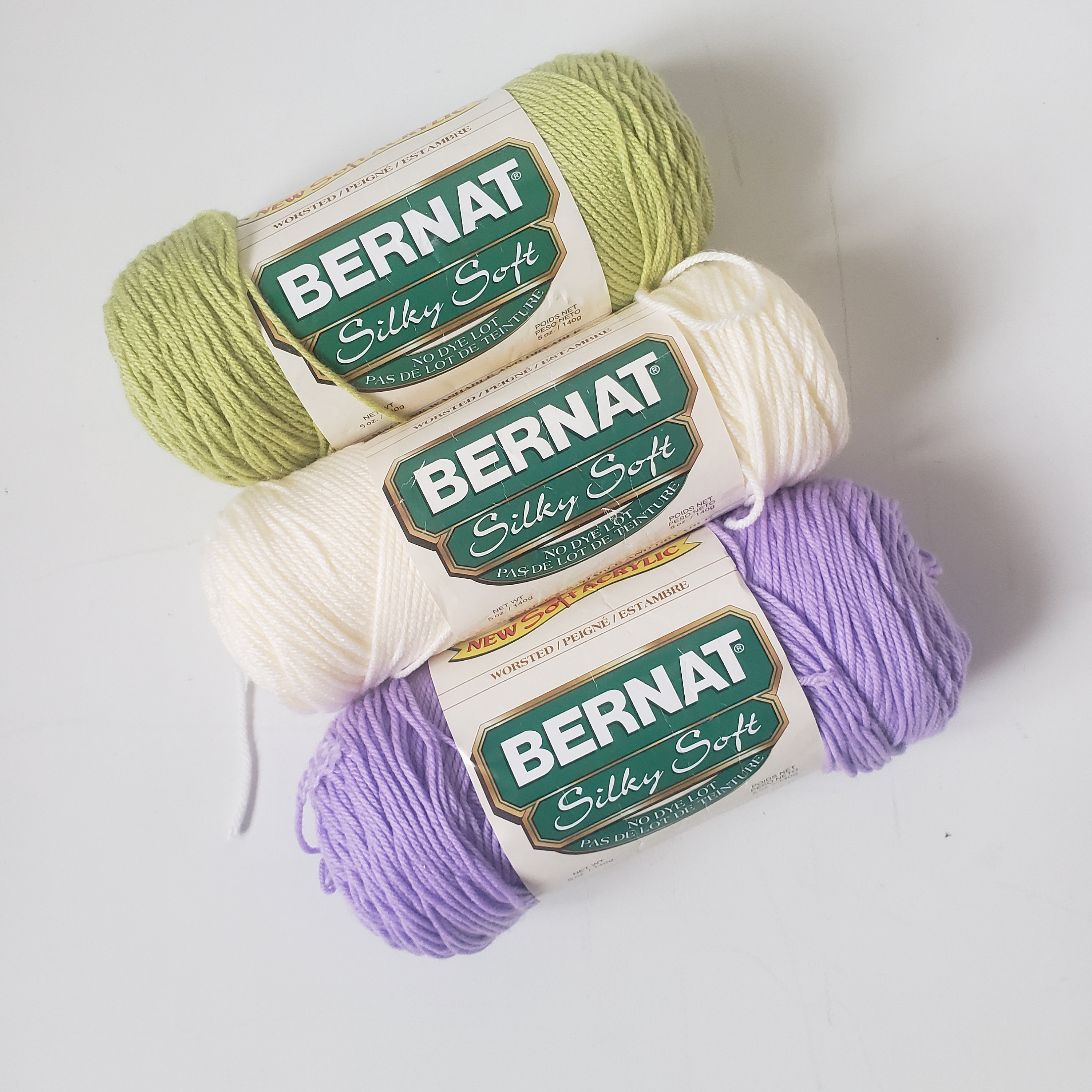 Bernat Silky Soft Yarn, worsted weight, soft lush yarn, #4 Color Flamingo