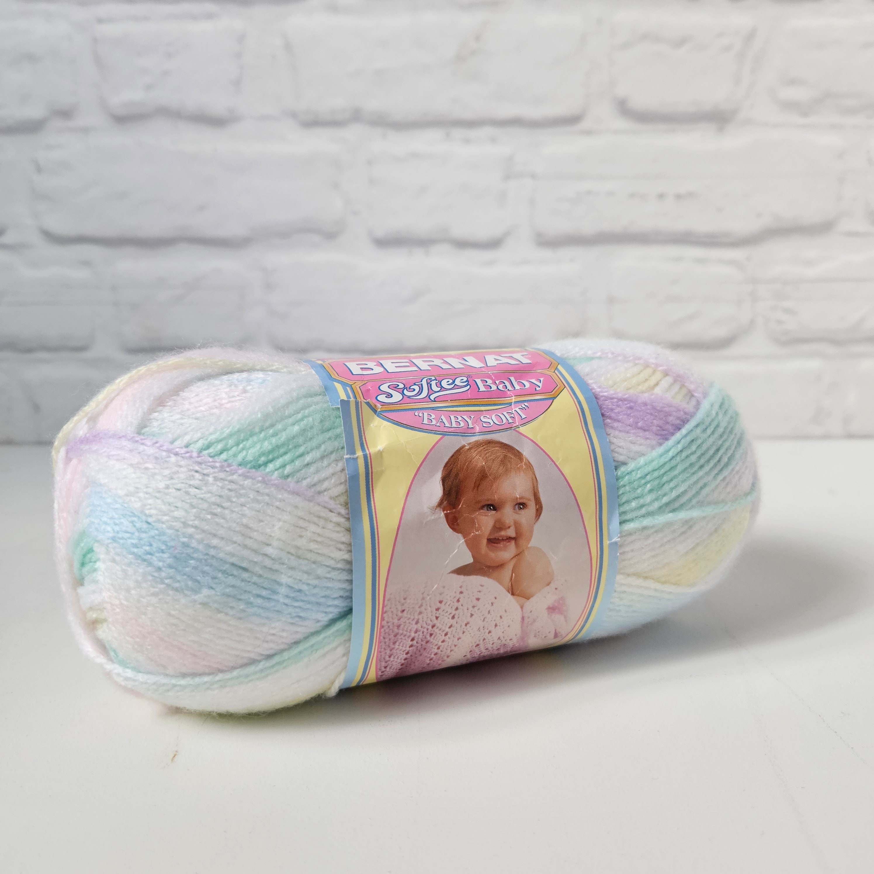 Bernat Softee Baby Stripes Pebbles 250g Knitting & Crochet Yarn
