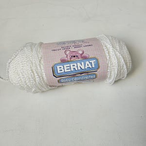 Bernat Baby Coordinates Yarn, White grams varies.  Acrylic blend, no dye lot, baby yarn. DUTY FREE to USA