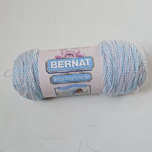 Bernat Baby Coordinates Yarn, Aqua / Pink Acrylic blend, no dye lot 170 grams. DUTY FREE to USA