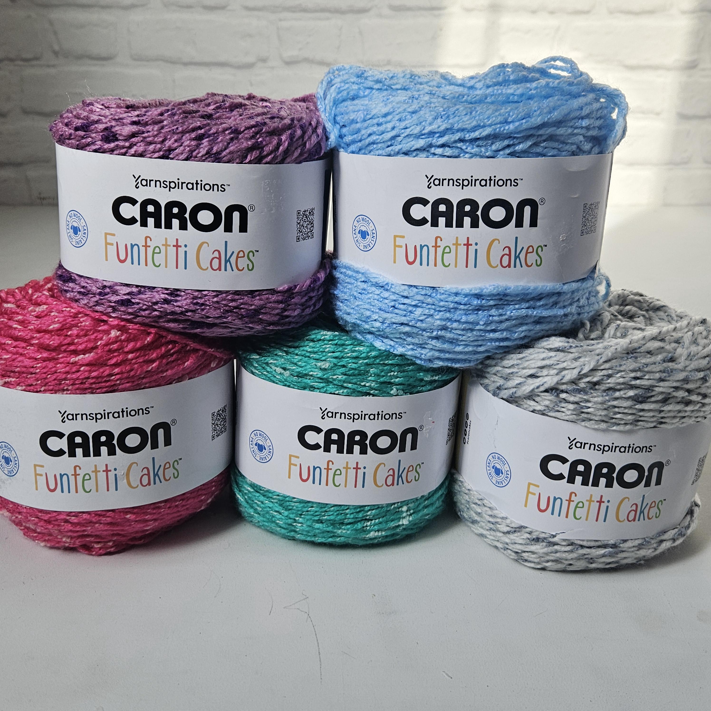 Yarnspirations Caron Funfetti Cake Yarn, 227g Acrylic Polyester
