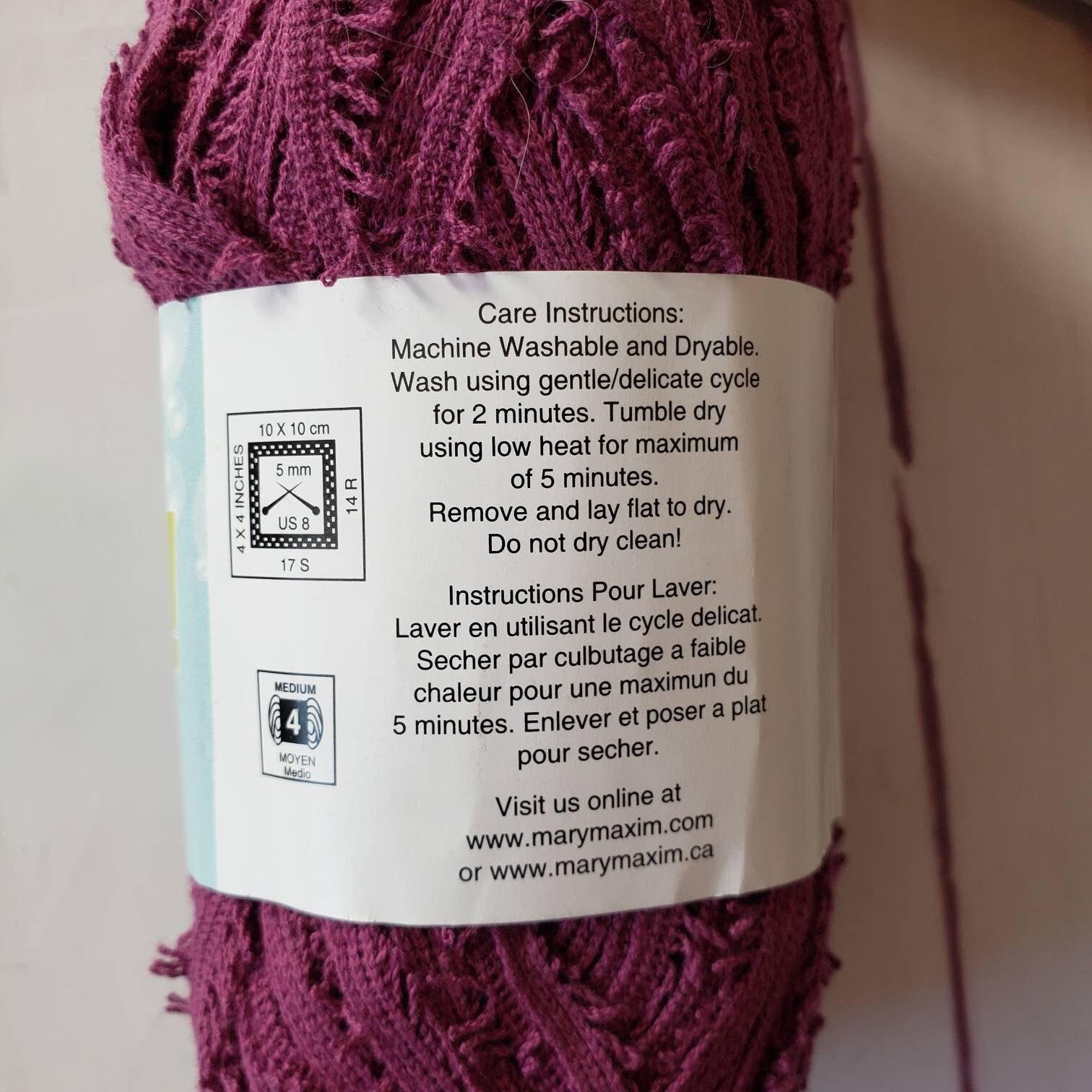 Mary Maxim Scrub It Yarn 50g Cotton Dish Cloth Yarn Scrubby Etsy