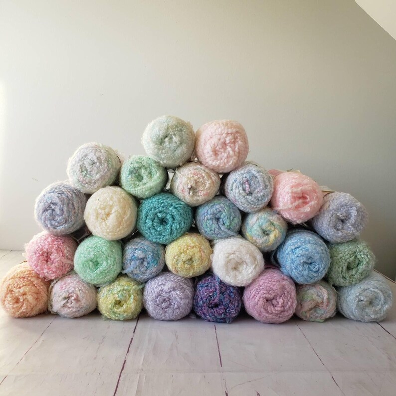 Red Heart Baby Cloud Yarn Skeins Super Bulky 6 Knitting Etsy