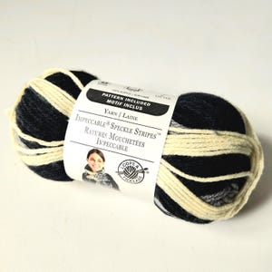 Impeccable Yarn by Loops & Threads,  100% Acrylic Yarn, 85 grams, Newspaper Journal,  worsted weight, DUTY and TARIFF in Shipping