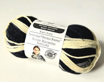 Impeccable Yarn by Loops & Threads,  100% Acrylic Yarn, 85 grams, Newspaper Journal,  worsted weight, DUTY and TARIFF in Shipping