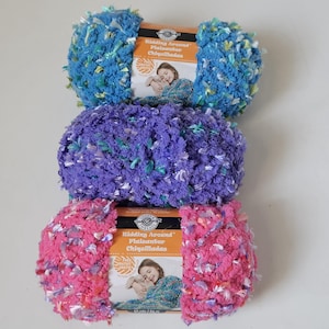 Loops and Threads Kidding Around, 100 gram, Polyester, Rover, Flamingo, Purple - Slushie, discontinued DUTY and TARIFF included in shipping