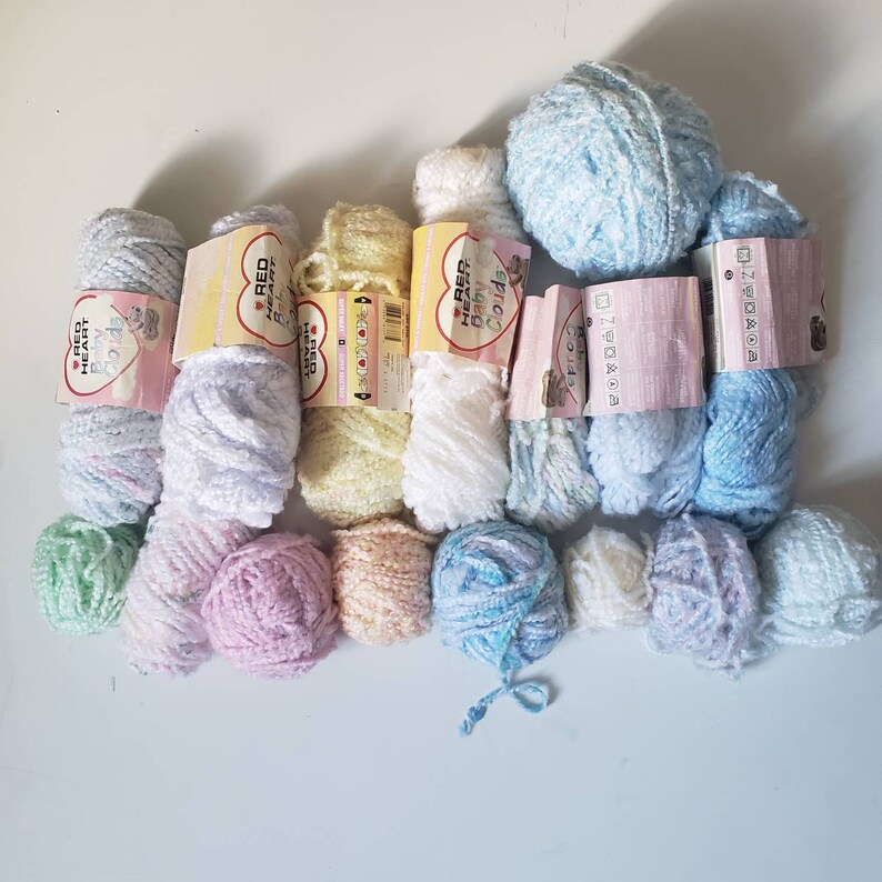 Red Heart Baby Cloud Yarn Skeins Super Bulky 6 Knitting Etsy