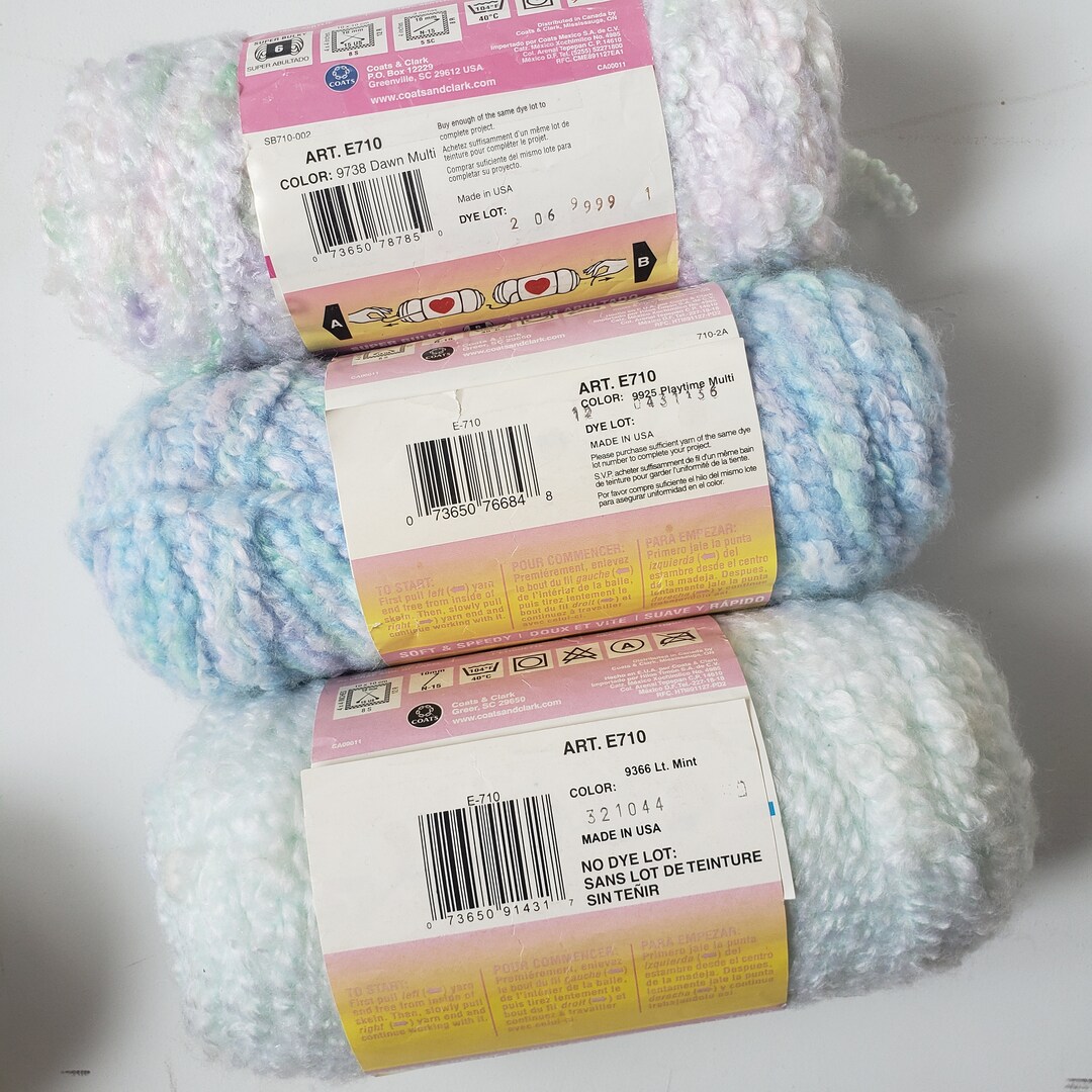 Red Heart Baby Cloud Yarn Skeins Super Bulky 6 Knitting Crocheting Diy