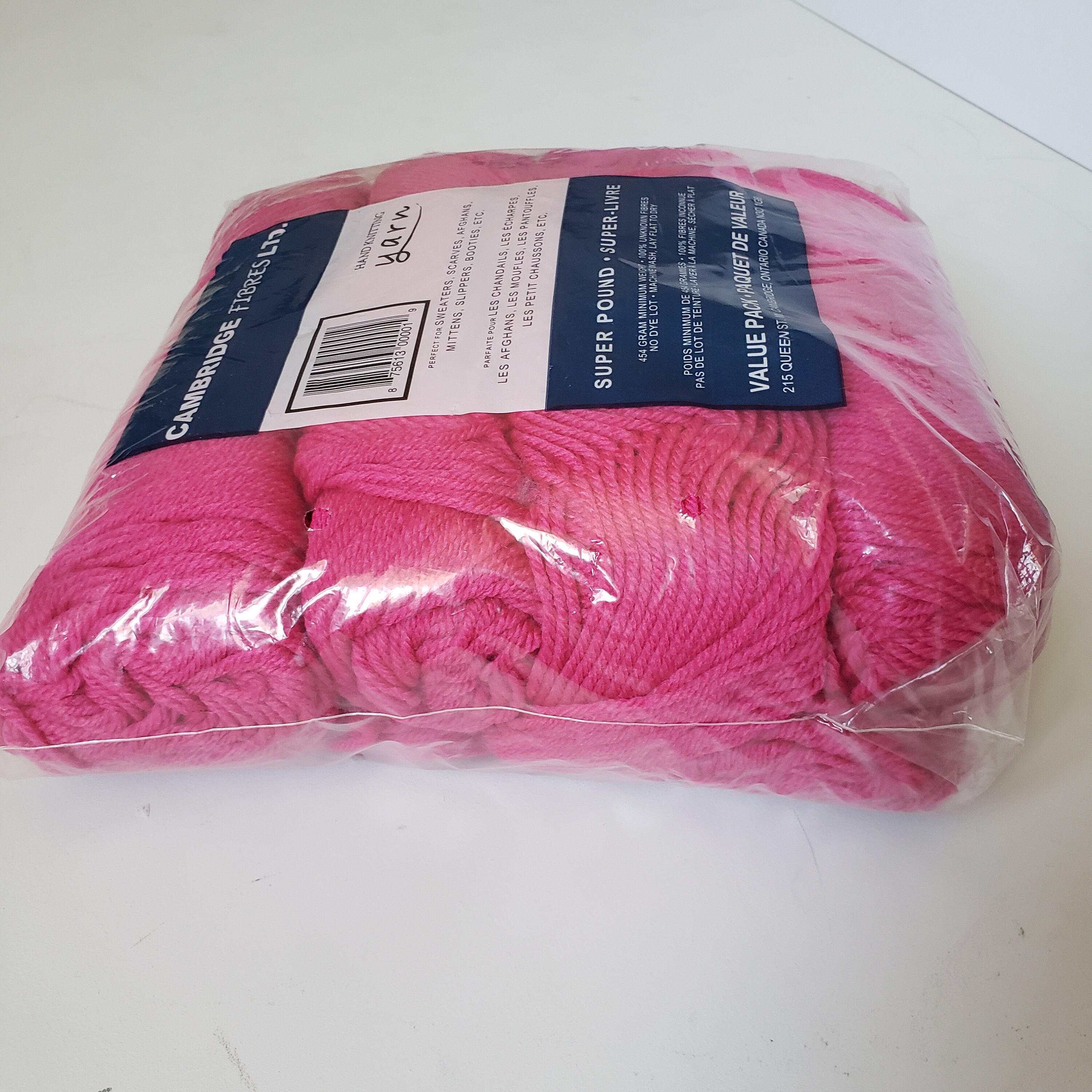 Pink Yarn 1 Lb Factory Mill Ends Yarn 454 Grams Cambridge Etsy Canada