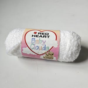 Red Heart Baby Cloud Yarn Pastel Skeins Super bulky #6 Knitting Crocheting diy baby blanket. Discontinued yarn. DUTY FREE to USA