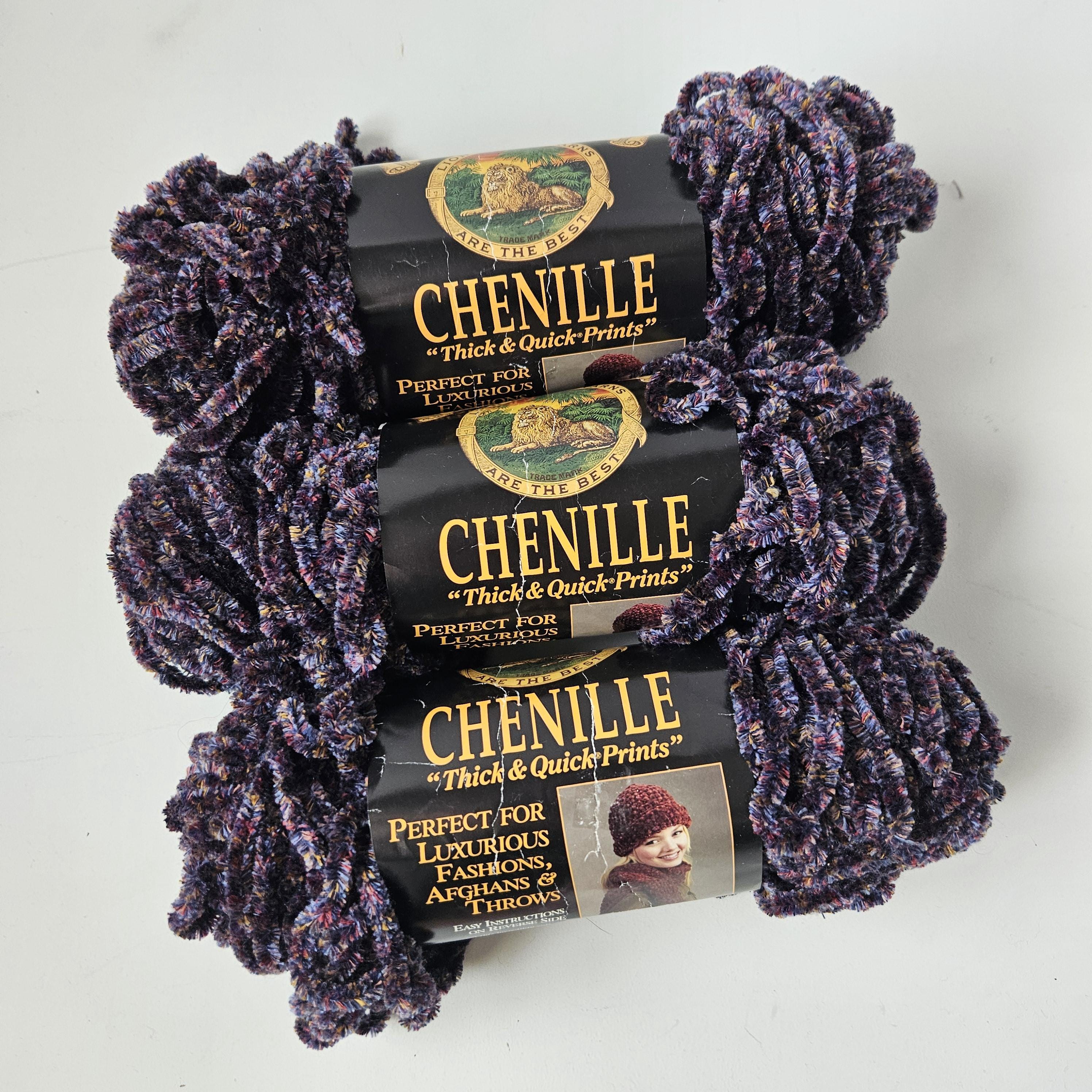 Chenille thick and quick yarn sale