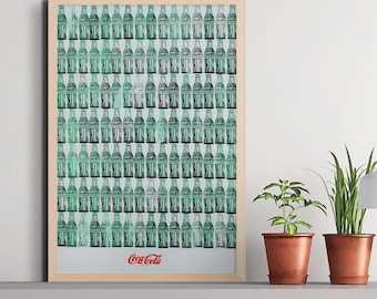Coca Cola by Andy Warhol | Print/Canvas | Framed/Unframed