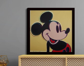 Andy Warhol, the Art of Mickey Mouse, Original Vintage Poster - Etsy