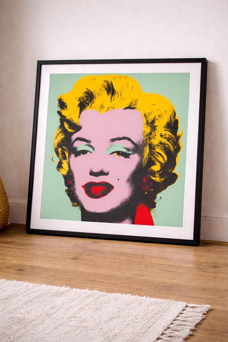 Marilyn Monroe Pop Art Print – Andy Warhol Iconic Retro Wall Art - Etsy