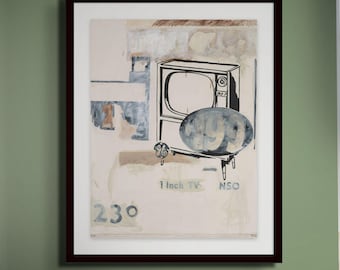 Andy Warhol | Vintage 1984 Atomic Bomb Print Signed |mounted and