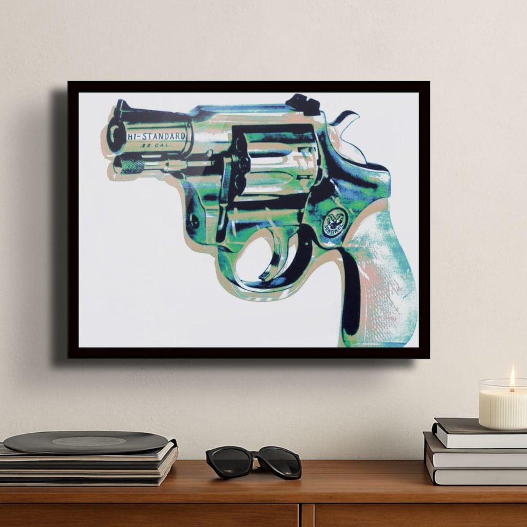 Pop Roll Revolver Revolver Pop Art by Andy Warhol, Retro Wall Decor | Print/canvas ...