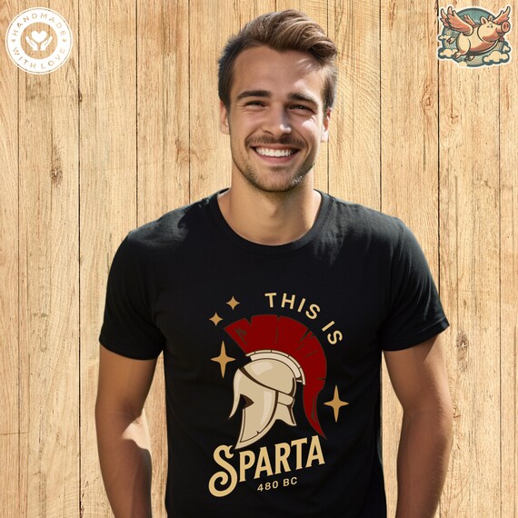 This is Sparta T shirt 300 T shirt Spartan T shirt King Leonidas 4 Colours Unisex Tee Gift for Him or Her Gift for Movie Fan Etsy