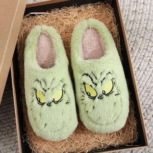 Children's grinch deals slippers
