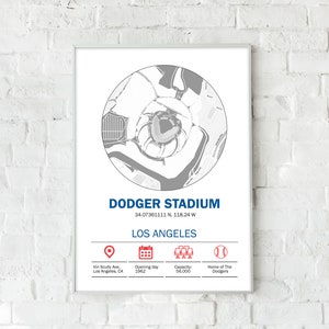MLB Stadium Map Posters NEW All 30 Major League Stadiums Available - Etsy