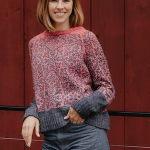 Bunt glitzer Pullover Strickanleitung | nahtlos gestrickt | Sportgewicht unisex | PDF-Datei