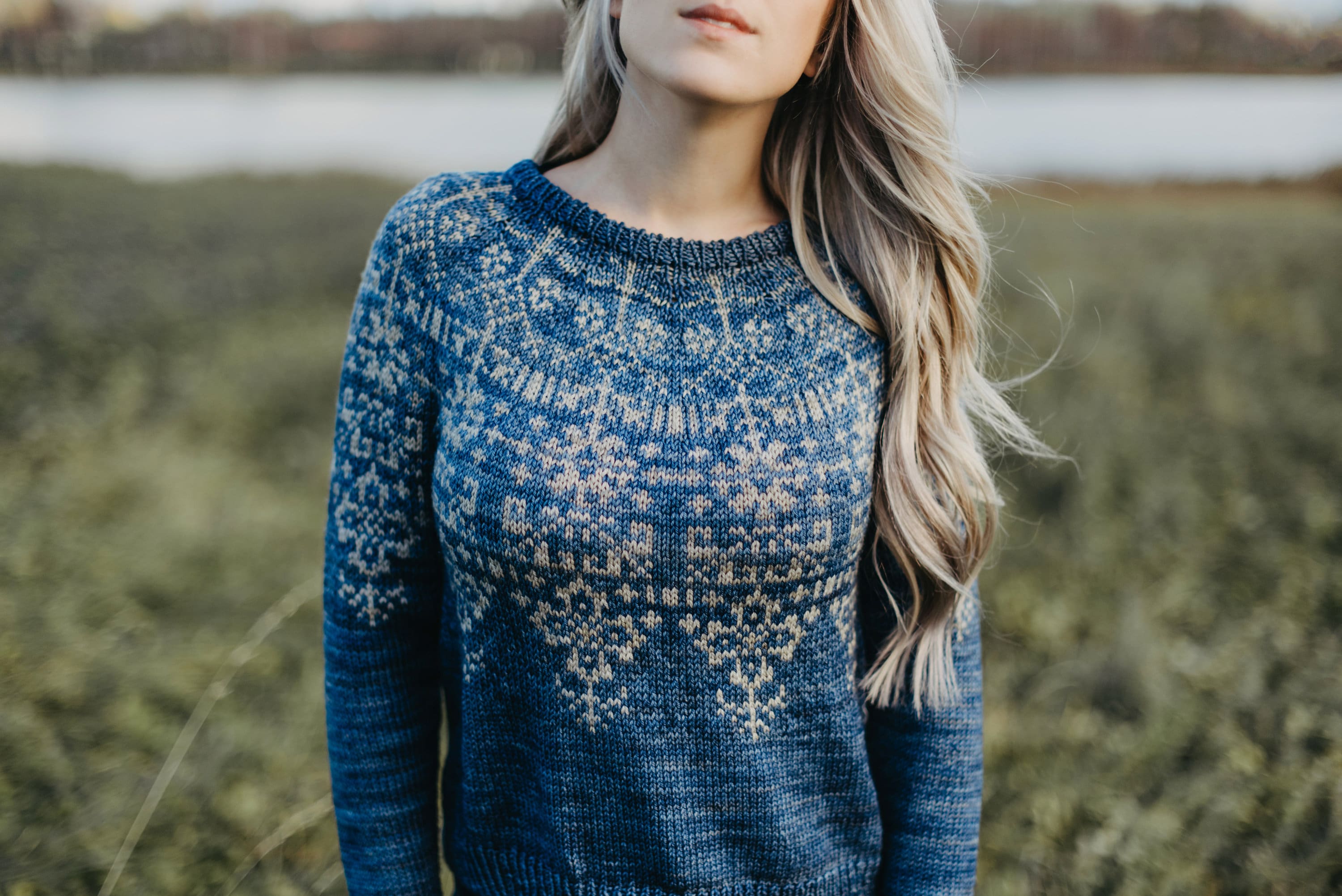 Sweater Knitting Pattern | Stranded Colorwork | Top Down