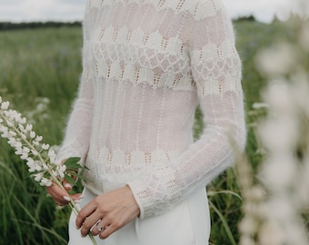 トップス Andequal sheer pattern knit il_340x270.7160822650_8j8u.jpg