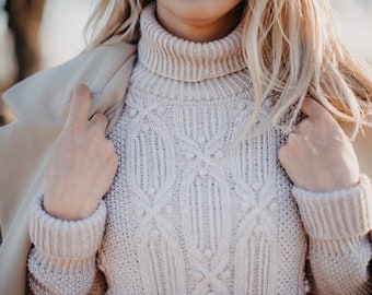 ♡pattern pullover sweat | NKNIT