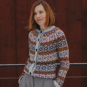 Rujuu Sweater breipatroon met ingebreide kleuren | steeked vest | Mystery knitalong | kamgaren | PDF