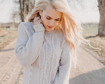 ♡pattern pullover sweat | NKNIT