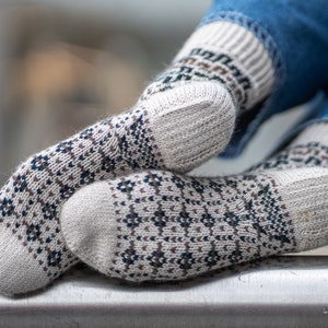 London Memories colorwork socks | Knitting pattern | Toe up | Afterthought heel | Unisex design | PDF