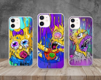 Simpsons Case  Cover for iPhone 14, 13, 12, 11, X, 8, Samsung A13, S22, A73, A53, Huawei P40, P50, Pixel 7, 6, 6 Pro OnePlus 9