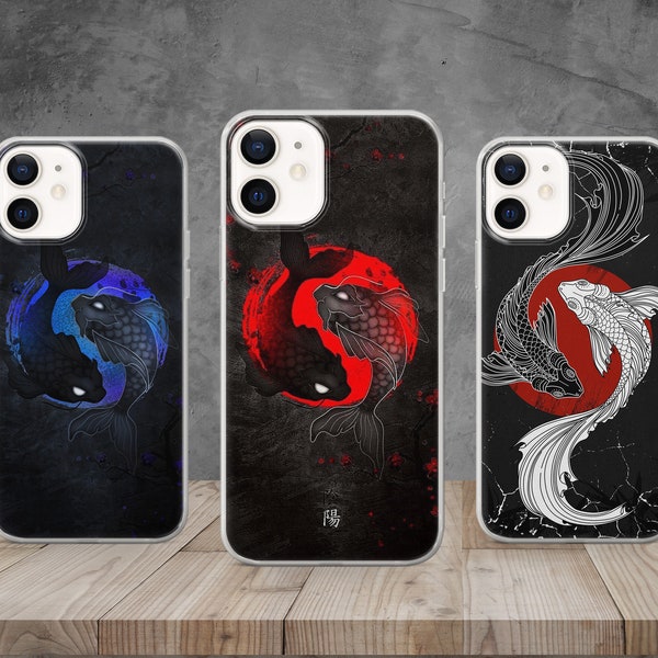 Yin and yang phone case  for iPhone 14, 13, 12, 11, X, 8, Samsung A13, S22, A73, A53, Huawei P40, P50, Pixel 7, 6, 6 Pro OnePlus 9