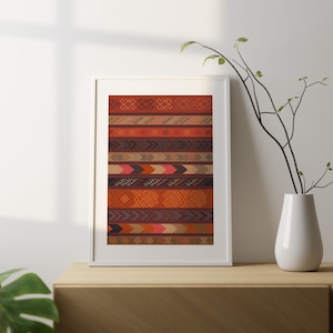 Mattkonst - Kurdisk matta, Mattdesigner, Färgglad konst, Minimalistisk konst, Traditionell konst, Kurdisk, Mattaffisch, Mesopotamien, Tryck, konst, orientalisk, Matta