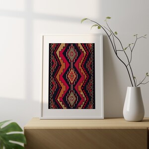 Mattkonst - Kurdisk matta 2.2, Mattdesigner, färgklick, traditionell, modern poster, kurd, resetryck, presentaffisch, mönster, symboler, interiör