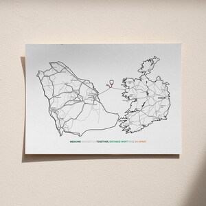 Sonderwunsch, Landkarte, Landkarte, personalisierte Karte, Auftragskunst, Sonderbestellung, Stadtplan Kamm, perfektes Geschenk, Poster, Druck