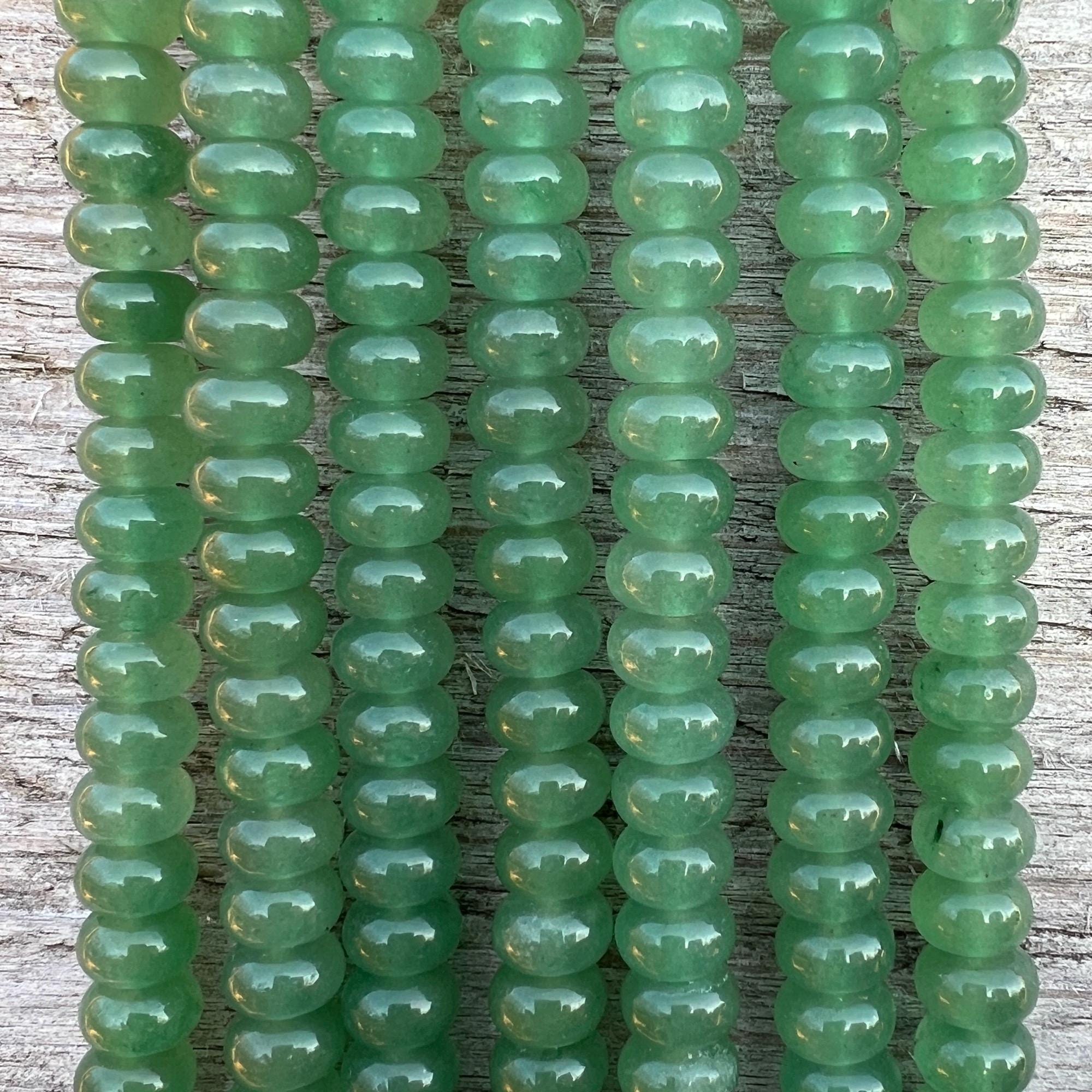 Cabochon En Aventurine Verte Rond 16mm - Pierre Naturelle Pour Bijoux DIY, Création Artisanale