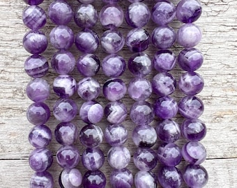 Dreamy Amethyst 6 8 10mm Beads 38cm Strand Semi Precious Natural Stone Loose Beads for Jewelry Crafting Bracelet Necklace Mala