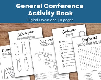 General Conference Activity Book for Kids