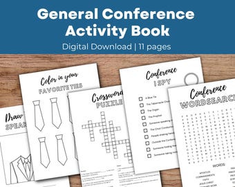 General Conference Activity Book for Kids