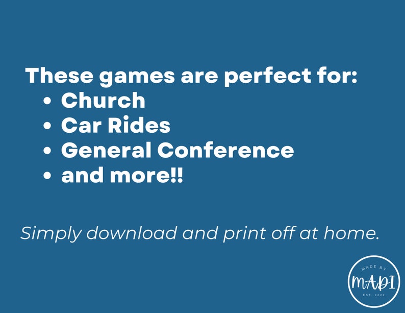 LDS Kids Activity Book Printable (15 Pages) - Etsy Australia