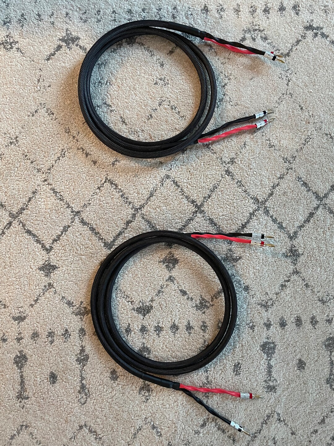 PAIR 8 Foot Speaker Cable Made With 4s11 14AWG Speaker Cable pair Etsy