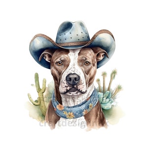 American Staffordshire Western Hat, Pdf, Svg, Png, Jpg, usage commercial, téléchargement numérique, fabrication de cartes, créez votre design avec ce chien