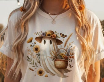 Cute Ghost PNG, Ghost Halloween Png, Girly Ghost, Ghost Png, Spooky Season Png, Halloween Shirt Png, Spooky Sublimation