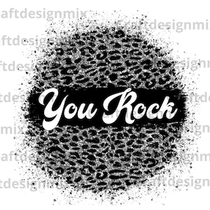 Sie rocken Png-Datei, digitaler Download, Sublimationsdesign, Muttertag Png, Gepard-Design