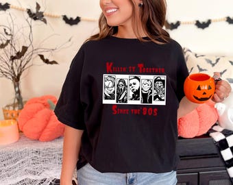 80s Slasher Movie T-Shirt: Vintage Halloween Horror Tee