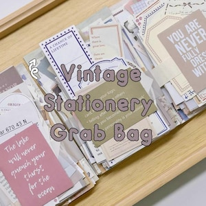 Vintage Stationary Grab Bag Memo Sheets