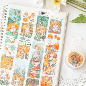 Fairy Forest Girl Washi Tape Everein Forest Washi Tape Sample Loop