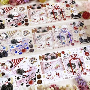 Menu Studio Oreo Factory PET Tape | PET Tape with Crystal Emboss | Collage, Art Journaling