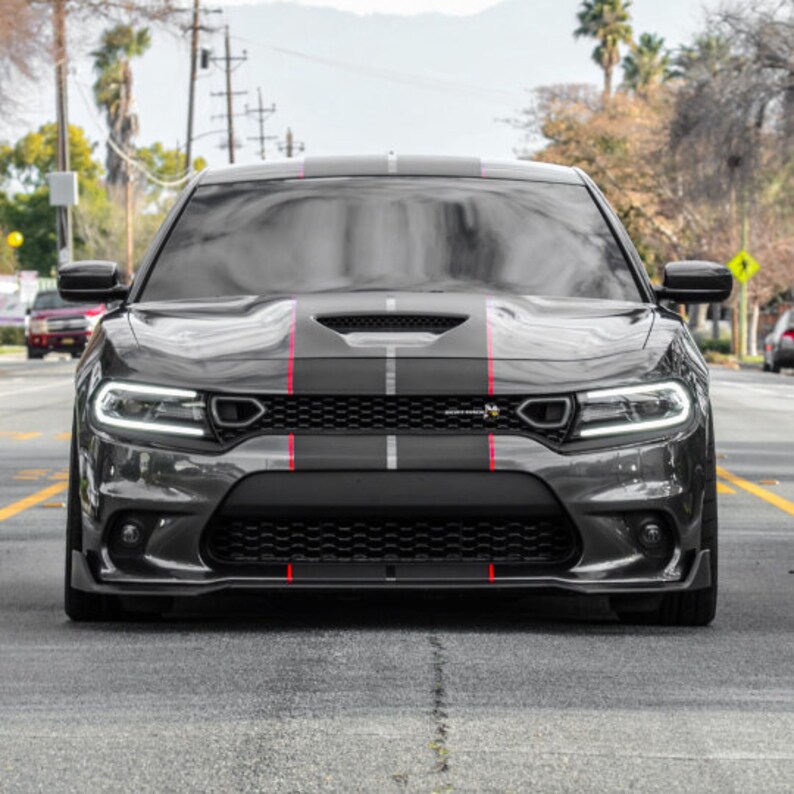 Fitted Carbon Fiber Racing Stripes Dodge Charger Scat Pack Hell Cat Etsy
