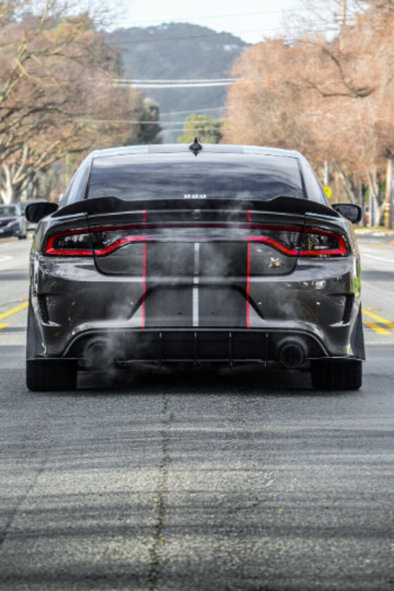 Fitted Carbon Fiber Racing Stripes Dodge Charger Scat Pack Hell Cat Etsy